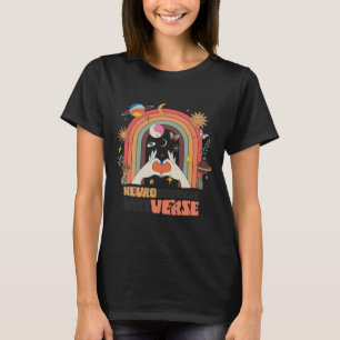 T-shirt Neurodiversité Univers Celestial Retro Autisme Awa