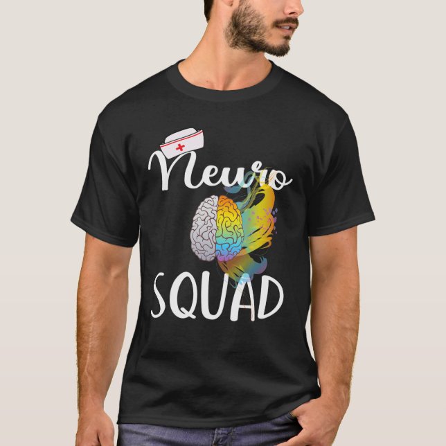 T-shirt Neurologie Neuro Squad Neuroscience Neuroscience N (Devant)
