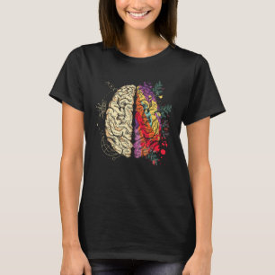 T-shirt Neurologie neurologue en santé mentale Coloré huma