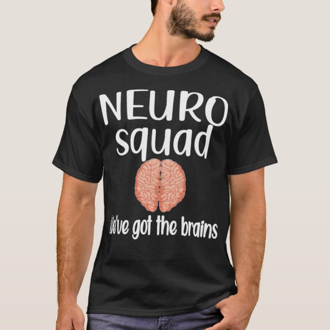 T-shirt Neurologie Technicien Neurologue Neuro Infirmière  (Devant)
