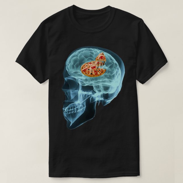 T-shirt Neurologue amusant Pense Pizza Cerveau Étudiant Gi (Design devant)