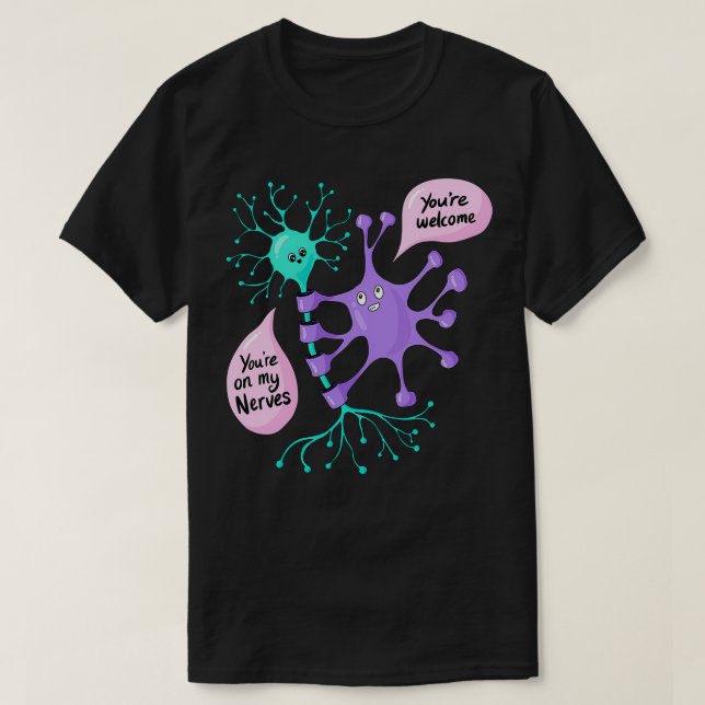 T-shirt Neuroscience sur vos nerfs (Design devant)