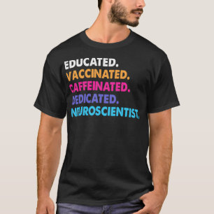 T-shirt Neuroscientifique caféiné 2