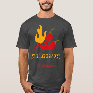 T-shirt Neurospicy Neurodivergent épicé Chili drôle