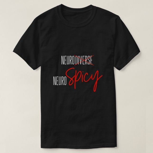 T-shirt Neurospicy Sensibilisation sur l'autisme Neurospic (Design devant)