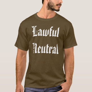 T-shirt Neutre légal