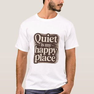 T-Shirt Neutre Tee de Citation Esthétique