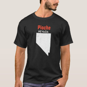 T-shirt Nevada États-Unis Amérique Voyage Nevadan Pioche