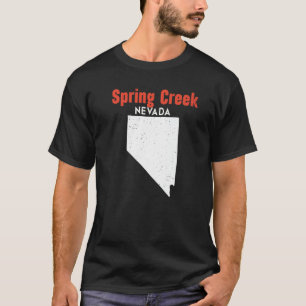 T-shirt Nevada États-Unis Amérique Voyage Nevadan Spring C