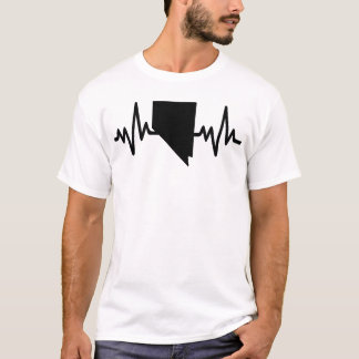 T-shirt Nevada heartbeat design unisex