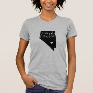 T-shirt Nevada Né et élevé Tee d'Etat