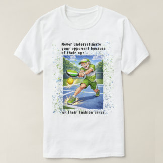 T-shirt Never Underestimate Your Opponent Pickleball