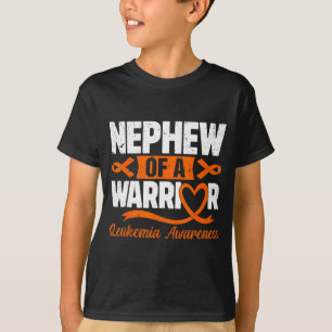 T-shirt Neveu d'un guerrier sensibilisation à la leucémie