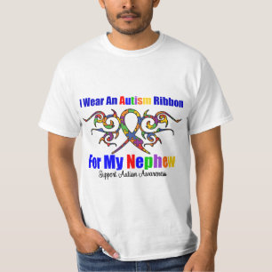 T-shirt Neveu tribal de ruban d'autisme