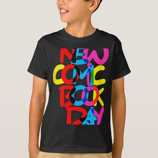T-shirt New Comic Book Day (overlap)  (Devant)