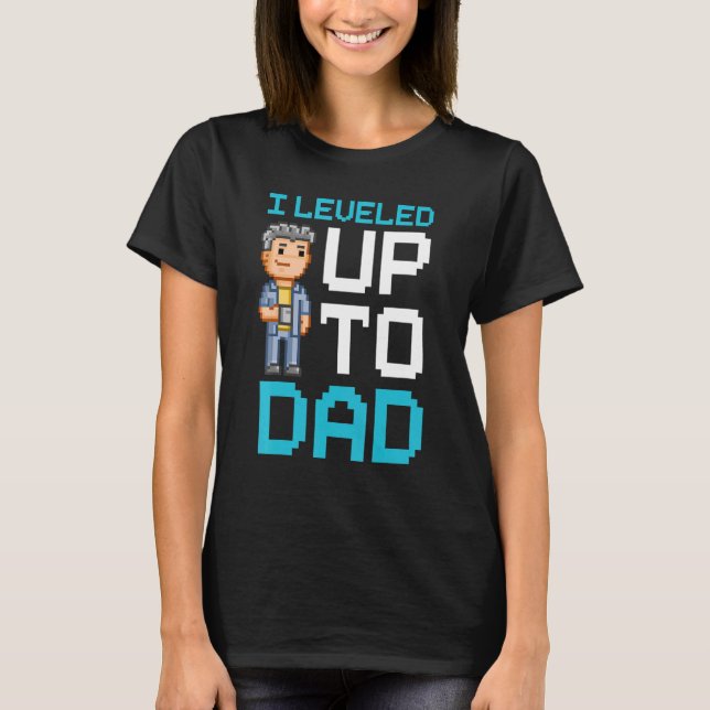 T-shirt New Dad First Time Father Video Gamer (Devant)