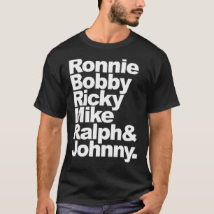 T-shirt New Edition Ronnie, Bobby, Ricky, Mike, Ralph &amp