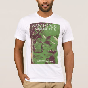T-shirt New Forest, Hampshire, Angleterre
