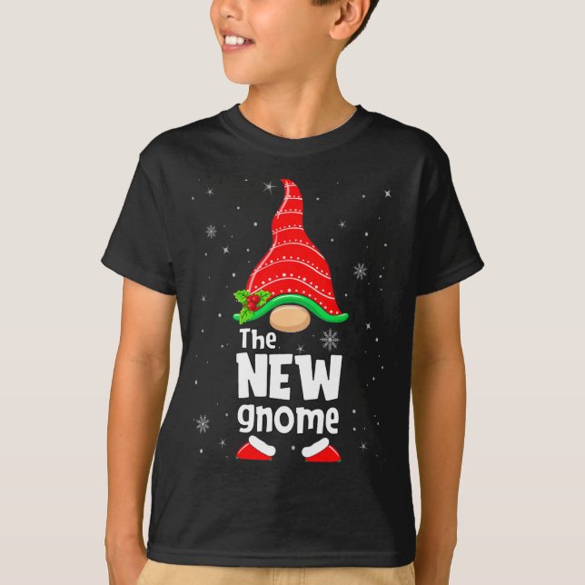 T-shirt New Gnome Matching Family Group Christmas Party Pa (Devant)