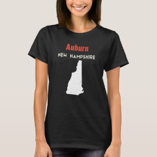 T-shirt New Hampshire États-Unis Amérique Voyage Auburn