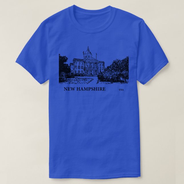 T-shirt New Hampshire State USA 3 (Design devant)