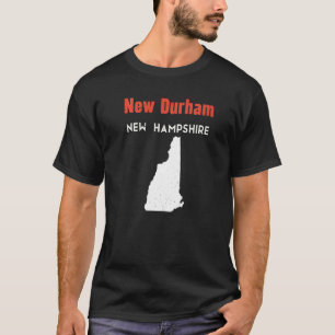 T-shirt New Hampshire Usa State America Travel New Durham