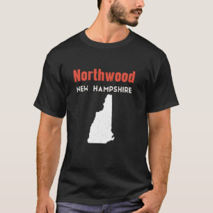 T-shirt New Hampshire USA State America Travel Northwood