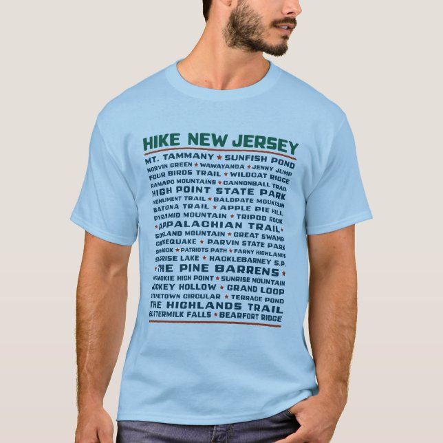 T-shirt New Jersey de hausse - traînées (Devant)