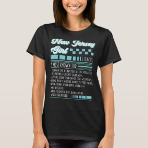 T-shirt New Jersey Girl habiller Human Lie Detector Nutrit