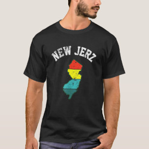 T-shirt New Jerz Nj State New Jersey Love Brick City Newar