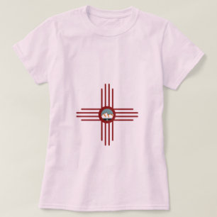 T-shirt New Mexico NM Zia Indian Symbole Cascade