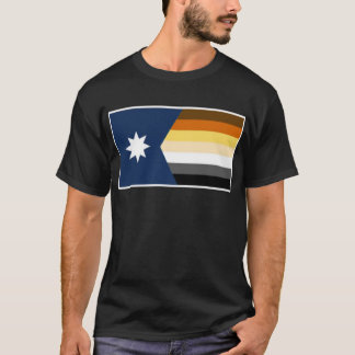 T-shirt New Minnesota Flag LGBTQ Gay Bear Pride Flag Overs
