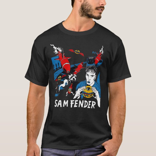 T-shirt New Sam Fender - HYPERSONIC Apparel For Fans Class (Devant)