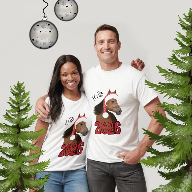 T-shirt New Year horse (Créateur téléchargé)