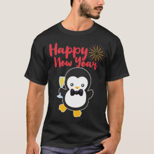 T-shirt New Year's Eve Penguin