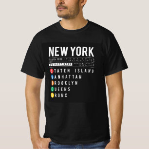 T-shirt New York 5 Boroughs