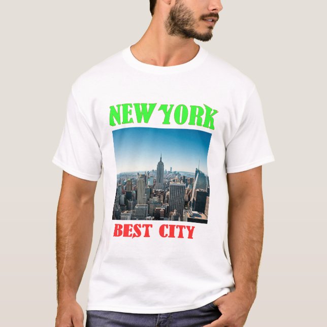 T-shirt New York Best City Tri-Blend (Devant)
