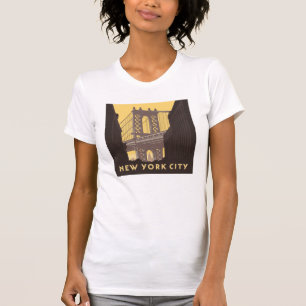 T-shirt New York Brooklyn Bridge