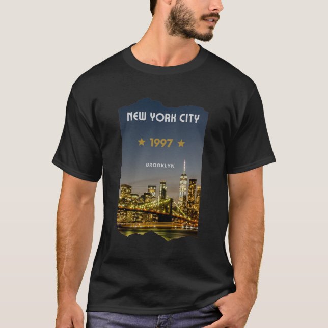 T-shirt New York City Brooklyn 97 (Devant)