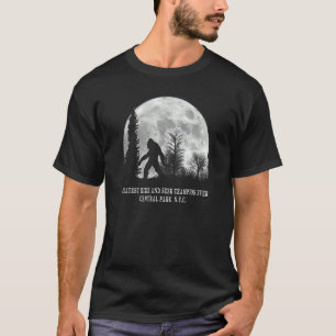T-shirt New York City Central Park Plus Grande Masquer Et 