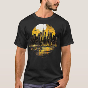 T-shirt New York City Downtown Skyline Statue de la Libert