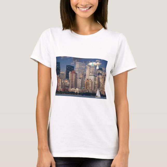 T-shirt New York City Manhattan (Devant)