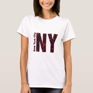 T-shirt New York City New York Letting Typography
