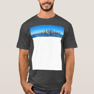 T-shirt New York City Skyline de Jersey City WelshDesign