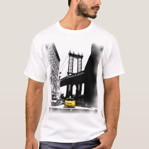 T-shirt New York City Yellow Taxi Nyc Modern Pop Art