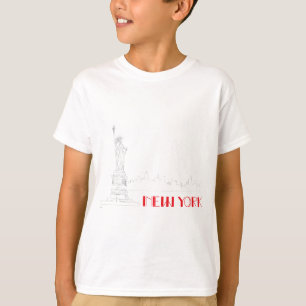 T-shirt New-York, Cool de la Statue de la Liberté