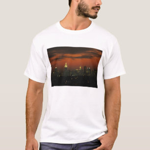 T-shirt New York, États-Unis. Skyline de l'Upper Manhattan