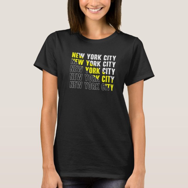 T-shirt New York États-Unis Voyage New Yorker Empire État (Devant)