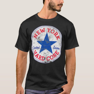 T-shirt New York HARD CORE NYHC Vegan Straight Edge Punk R