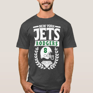 T-shirt New York Jets Aaron Rodgers 8 casque américain